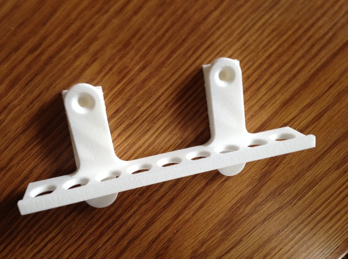 Wall Mount for IPhone (4S) 3d printed First Prototype (Not Mounted)