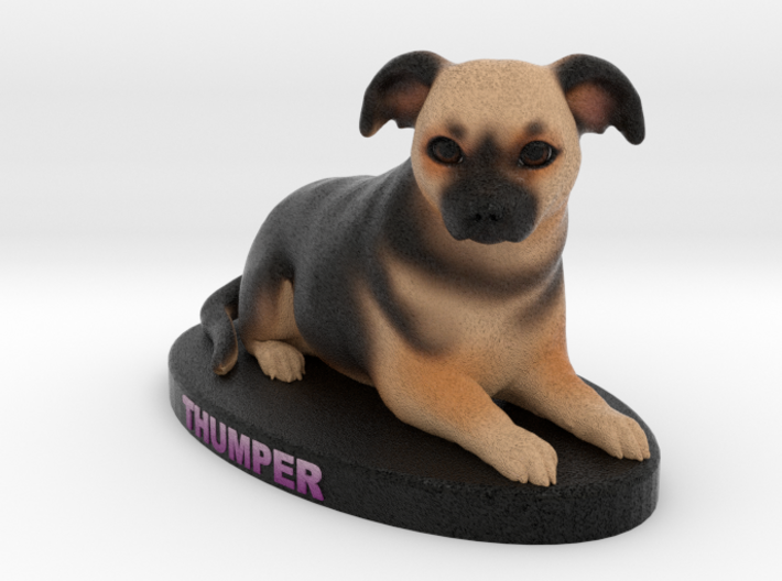 Custom Dog Figurine - Thumper 3d printed