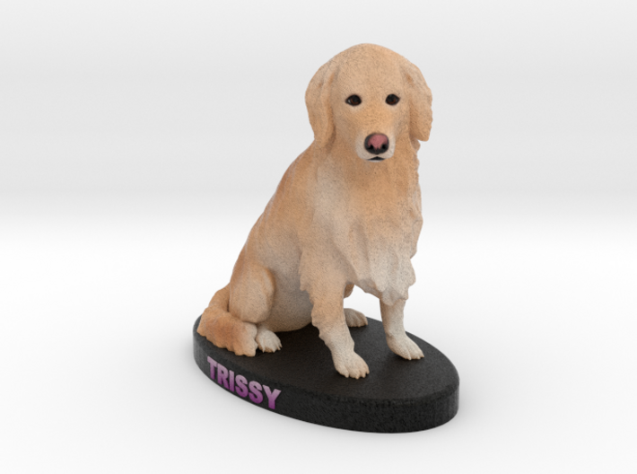 Custom Dog Figurine - Trissy 3d printed