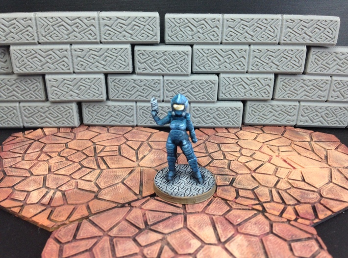 Dominion Sergeant (28mm/Heroic scale) 3d printed
