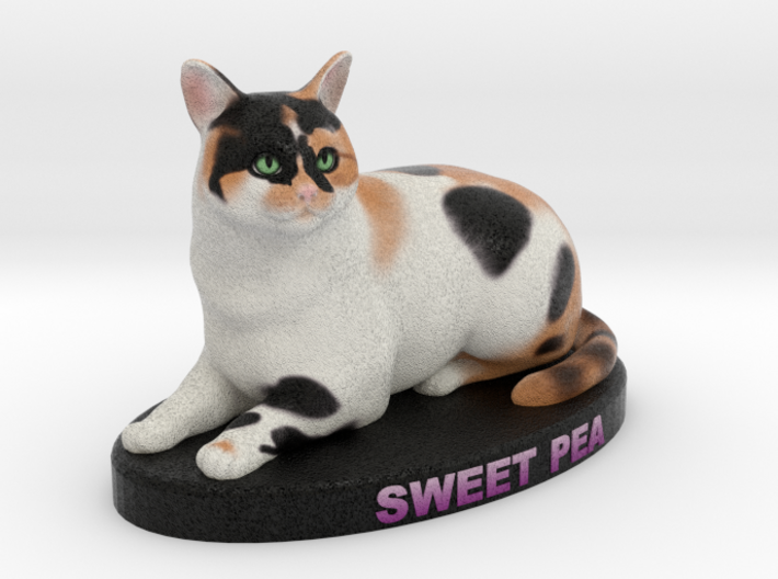 Custom Cat Figurine - Sweetpea 3d printed