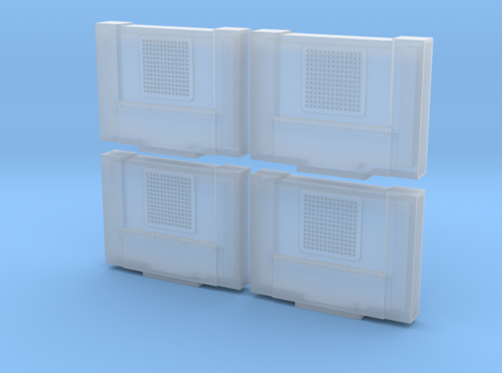 Cab Air Conditioner Prime Style (N - 1:160) 4X 3d printed