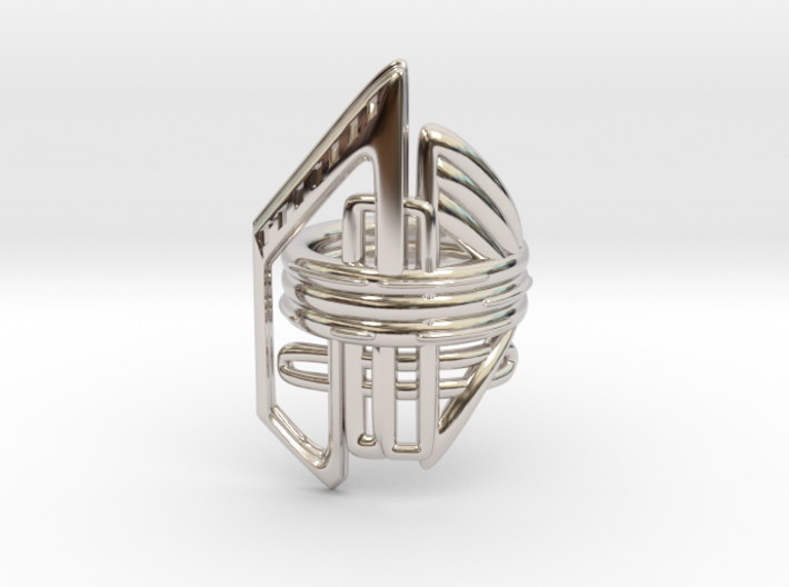 Balem's Ring2 - US-Size 9 (18.89 mm) 3d printed