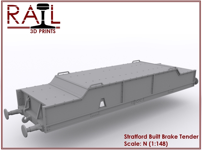 Diesel Brake Tender - Stratford Built - N Scale 3d printed
