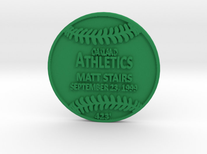 Matt Stairs 3d printed