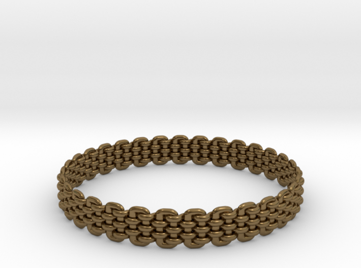 Wicker Pattern Bracelet Size 9 3d printed