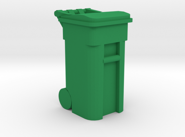 Trash Cart Closed- 'O' 48:1 Scale 3d printed