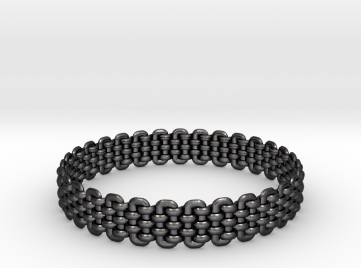 Wicker Pattern Bracelet Size 4 3d printed