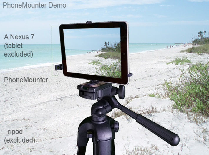 Sony Xperia Z3 Tablet Compact tripod mount 3d printed