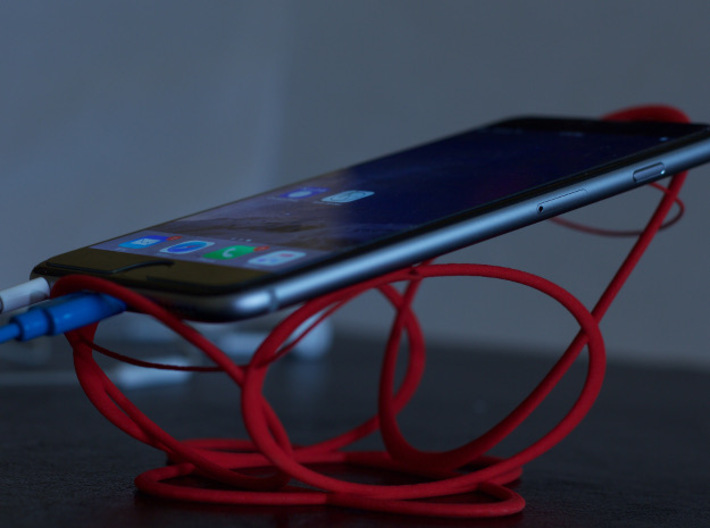 Space Cradle for Phones, E-Readers, and Tablets 3d printed iPhone6+
