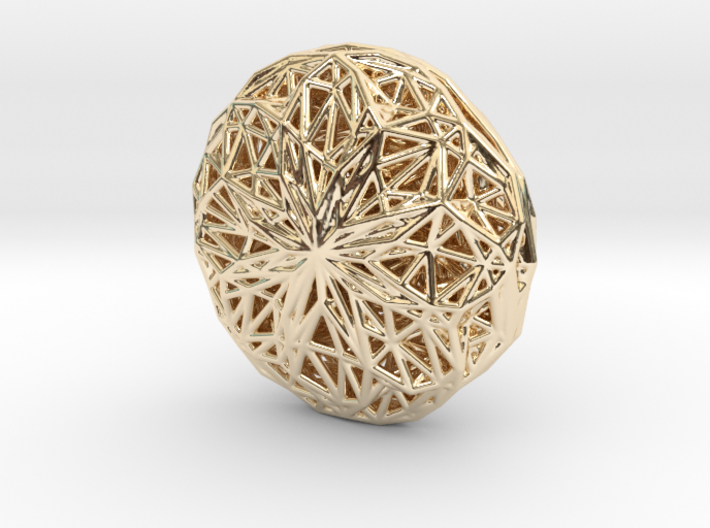 Voronoi-Parabola-Pendant1 3d printed