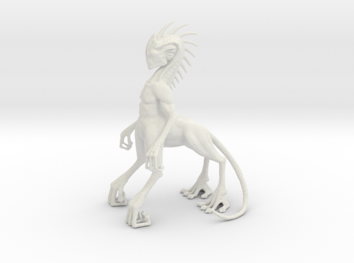 Alien Centaur 3d printed