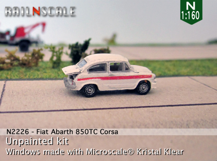 Fiat Abarth 850 TC Corsa (N 1:160) 3d printed 