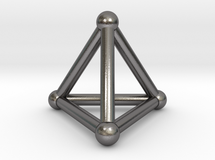 0277 Tetrahedron V&amp;E (S&amp;B) (a=10mm) 3d printed