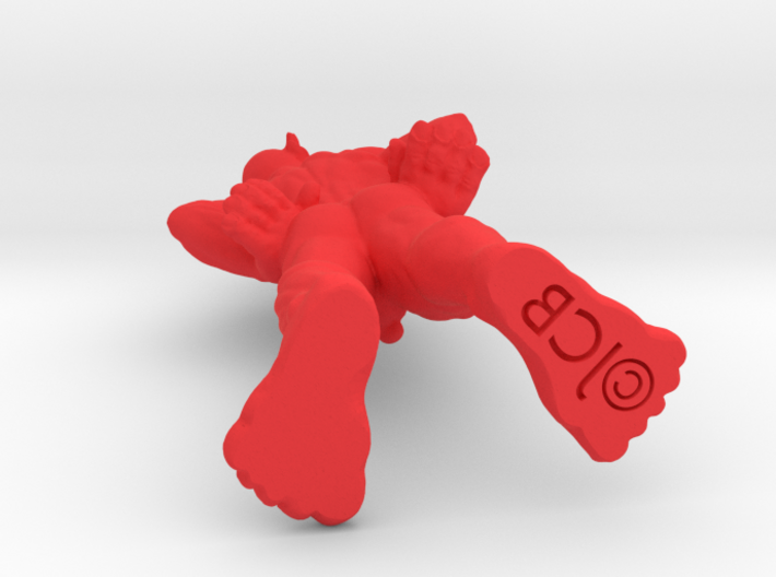 a little political imp, looking to the right 3d printed 