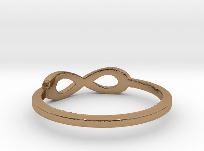 infinity ring Ring Size 7 3d printed
