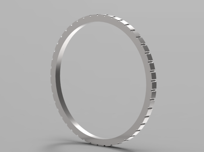 Lined Ring 16.7mm 3d printed 