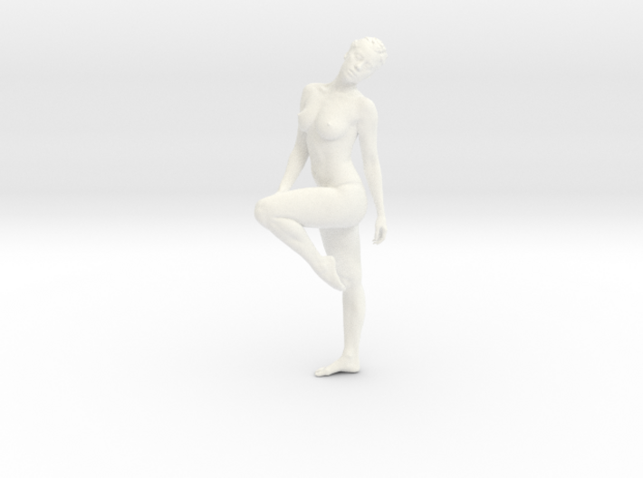 Female Dancer 009 scale in 1/18 3d printed