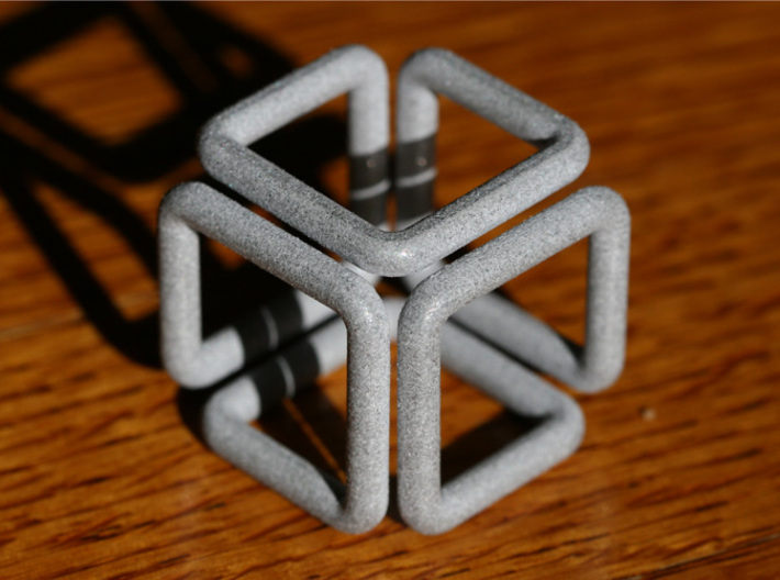 Tube Cube 3d printed