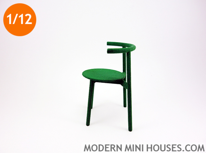 Solo Modern Designer Chair 1:12 scale 3d printed 