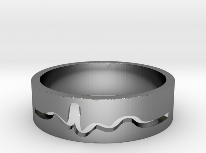 ECG spinner ring (spinner part 3 of 3) 3d printed