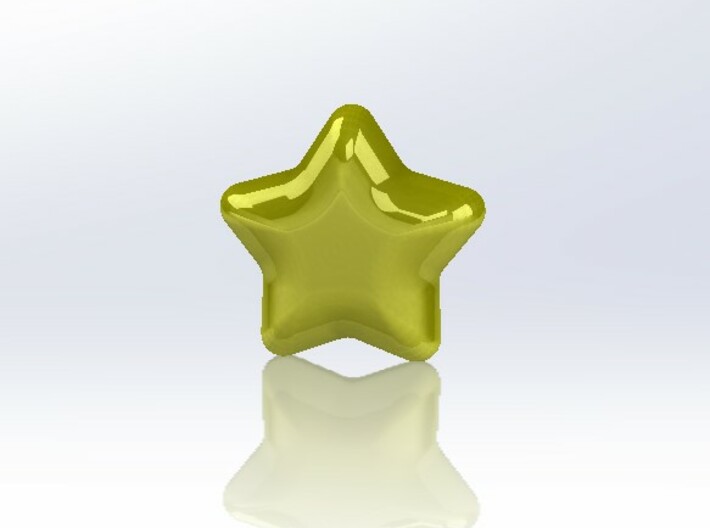 Cute candy Star 3d printed 