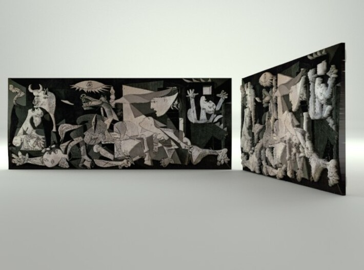 Guernica (Picasso) 3d printed 