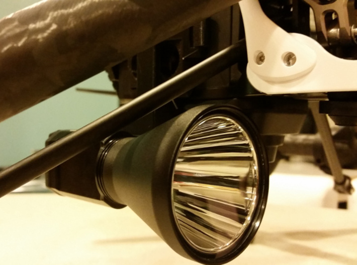 Dual headlight for Inspire 1 3d printed