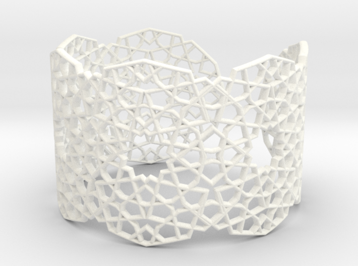 J&M Islamic Inspired Geometric Bracelet 3d printed 