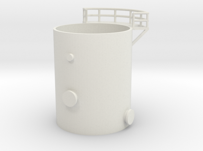'N Scale' - Distillation Tower - Bottom Section 3d printed