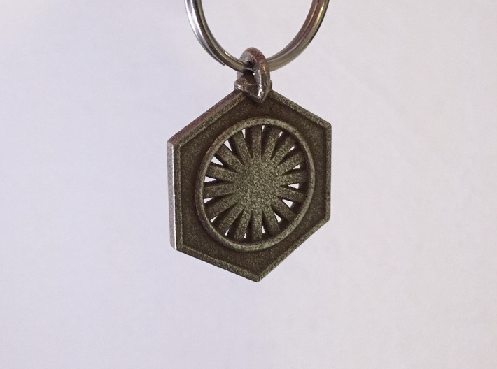 First Order Keychain 3d printed