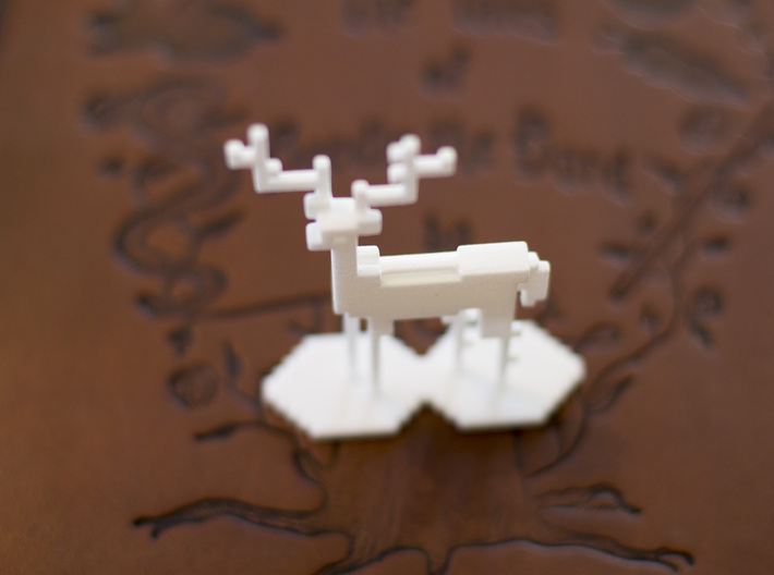 The Pixel Stag 3d printed 