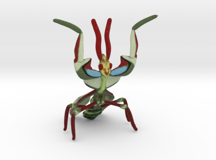 Devil Flower Mantis 3d printed
