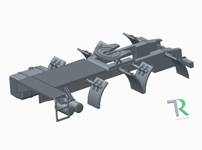 Zetros Aufbau Sattelzugmaschine Kurz 3d printed