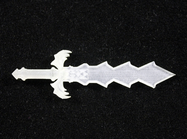 Demon King Sword 3d printed Frosted Ultra Detail