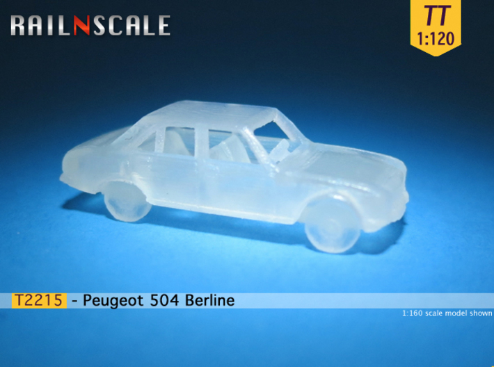 Peugeot 504 (TT 1:120) 3d printed 