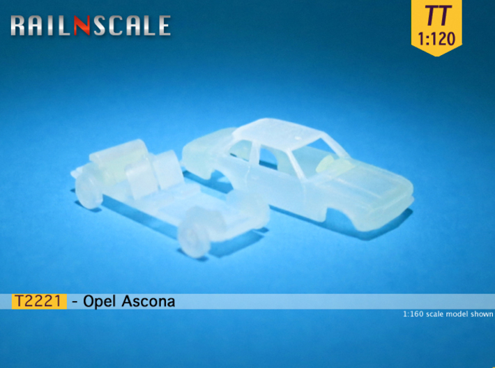 Opel Ascona B (TT 1:120) 3d printed 
