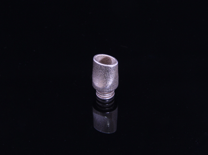 Whistle Driptip: Stainless Steel 3d printed