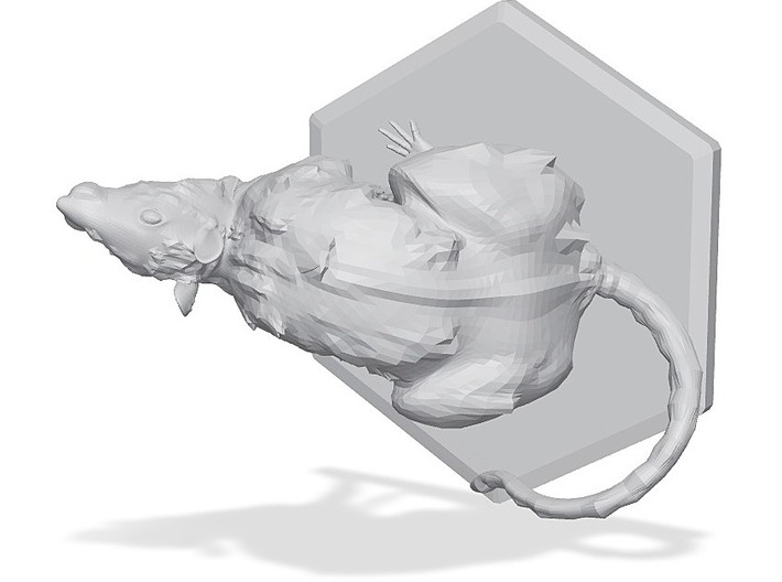 Magic: The Gathering Rat Token 3d printed