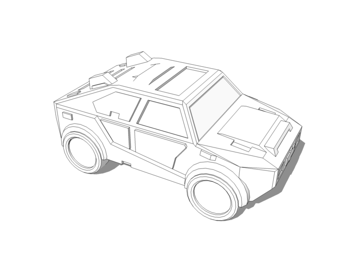 "Masterson" Utility Vehicle 10mm 3d printed 