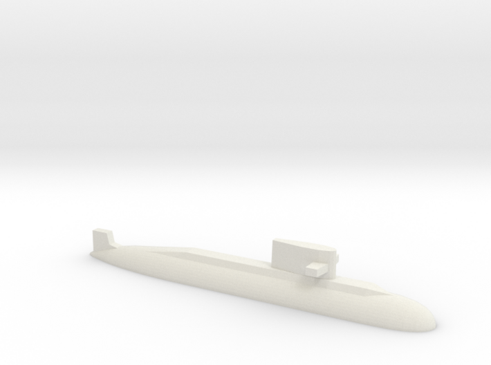 PLA[N] 039A Submarine, 1/1800 3d printed 