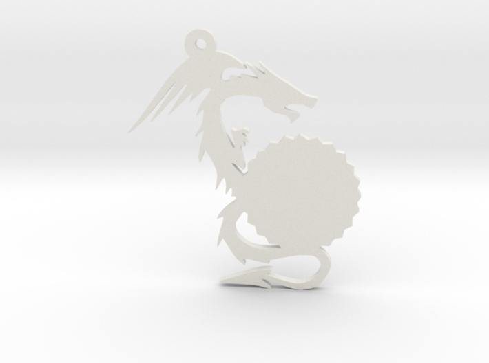 Small Customizable Dragon Keychain/Pendant 3d printed