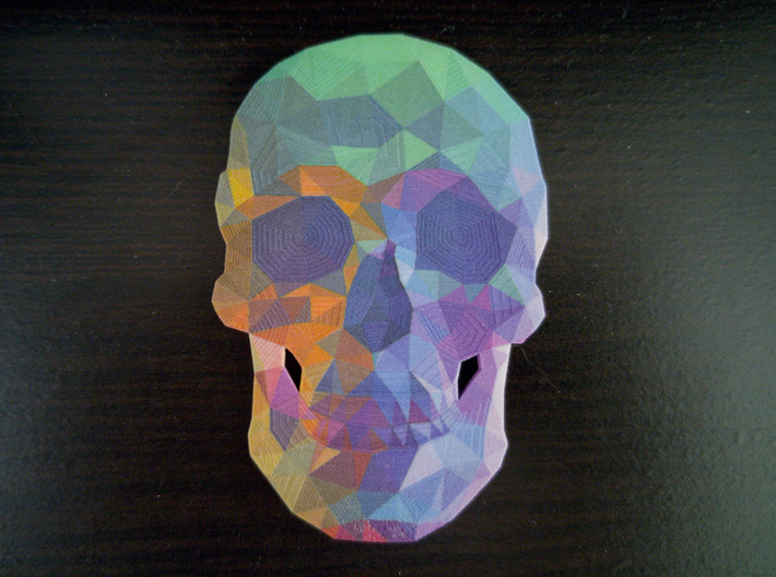 Poly Skull 3d printed 