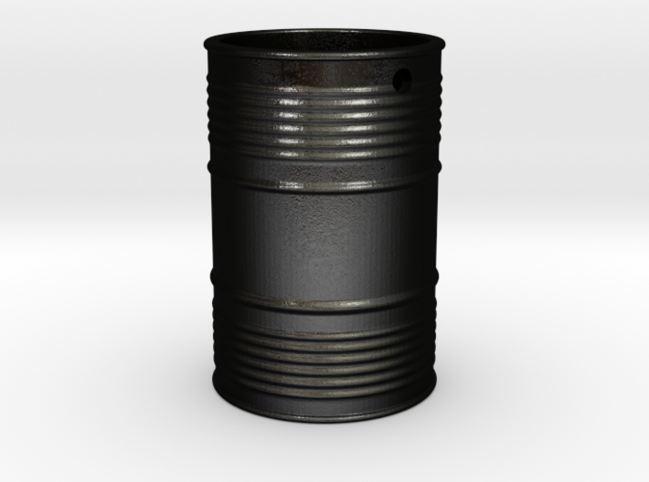 Steel Barrel Keychain 3d printed