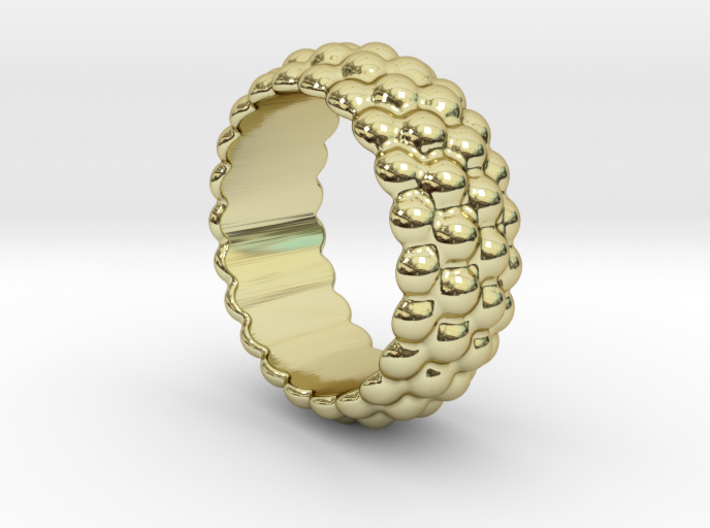 Big Bubble Ring 15 - Italian Size 15 3d printed