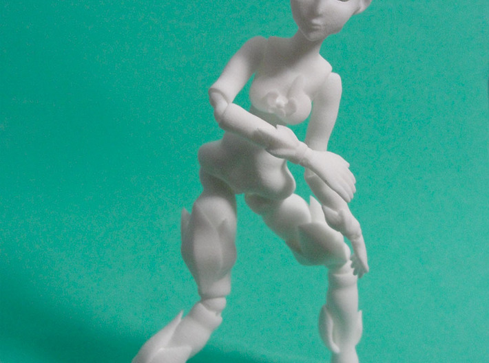 Floraling BJD Tiny Doll 3d printed 