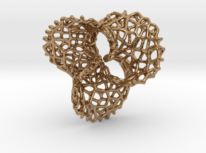 Scherk 7 Voronoi - thickened for precious metals 3d printed