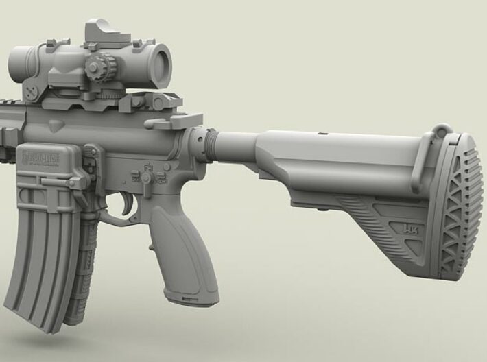 1/16 SPM-16-019-Hk416-01 HK 416 Variant I 3d printed 