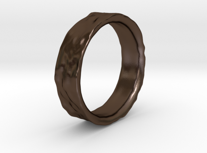 Crater Ring 3d printed 