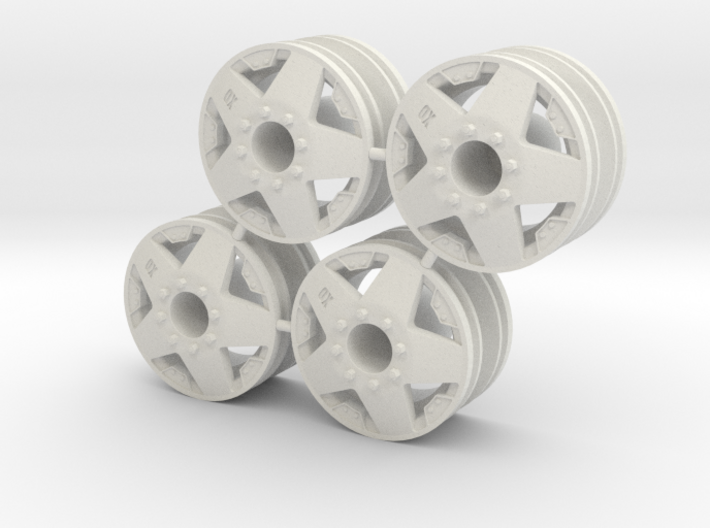 Rim Rockstar 4x4 Front Set - Losi McRC/Trekker 3d printed